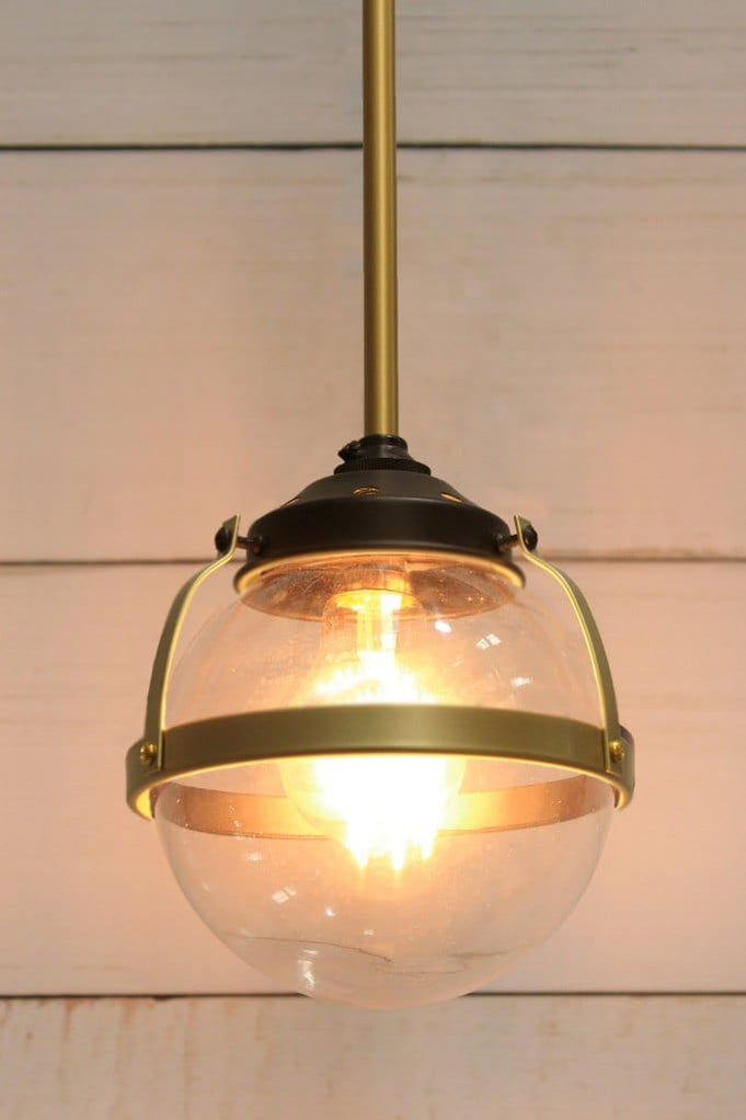 Huxley Glass Pendant Light — Fat Shack Vintage