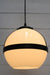 Huxley pendant with black cord and large open shade