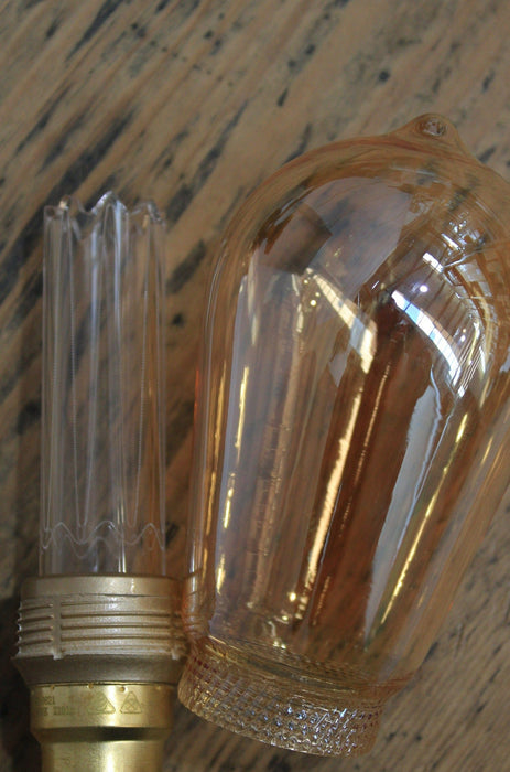 4W E27 Laser-cut Filament LED ST64 Teardrop Amber 1800K Bulb
