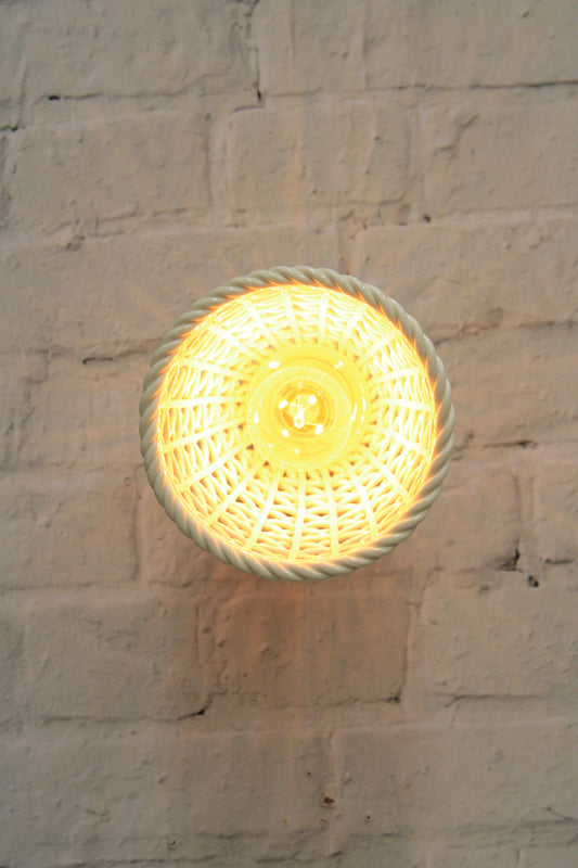 Interior view of ceramic shade. 