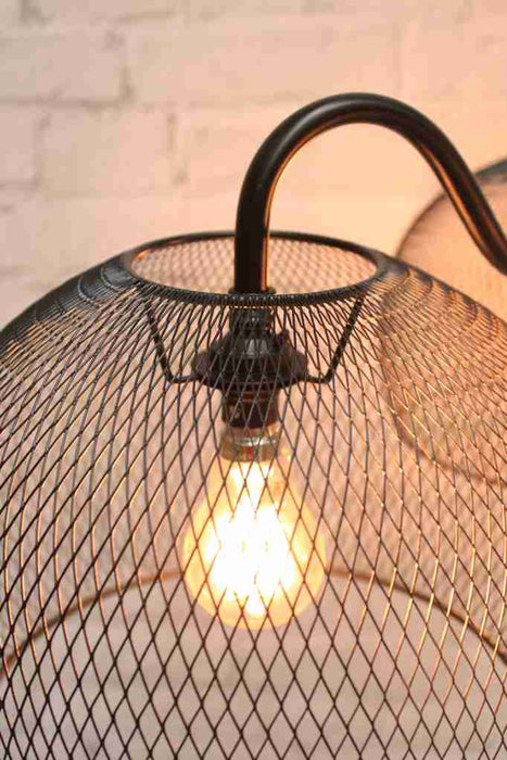 Industrial Basket shade close up