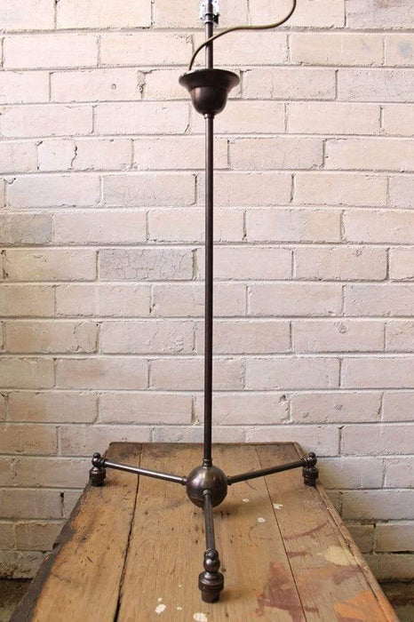 Industrial chandelier with triple straight arms