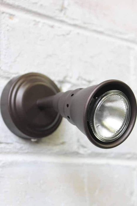 Industrial funnel spotlight swivel lamp shade wall light