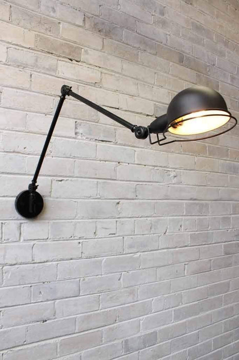 Industrial two arm light styled on the signal wall lamp by jielde