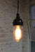Industrial style bunker cage pendant ceiling light
