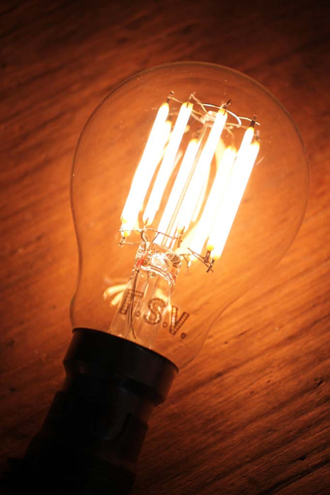 LED bulb with warm white illumination