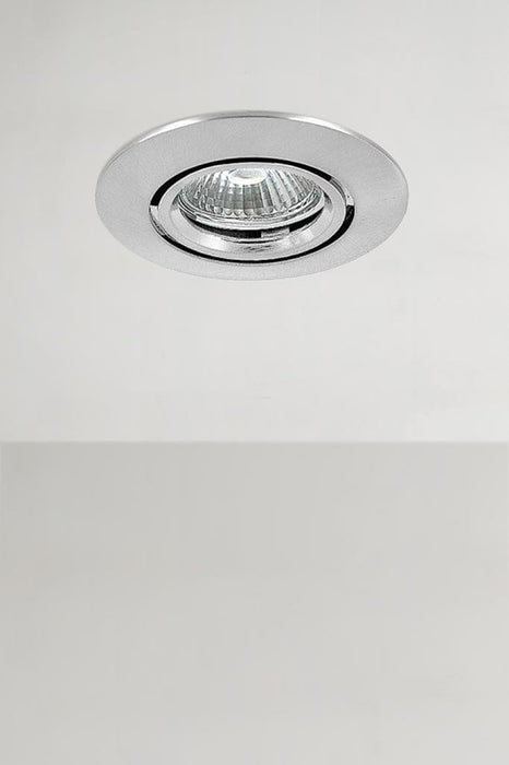LED downlight in silver finish