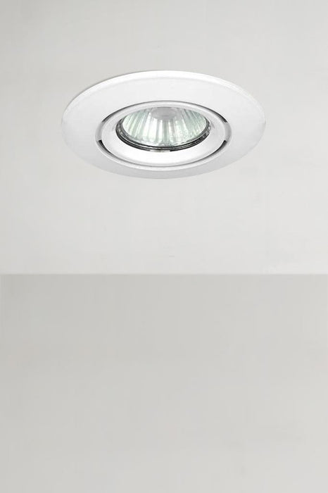 LED downlight in white finish