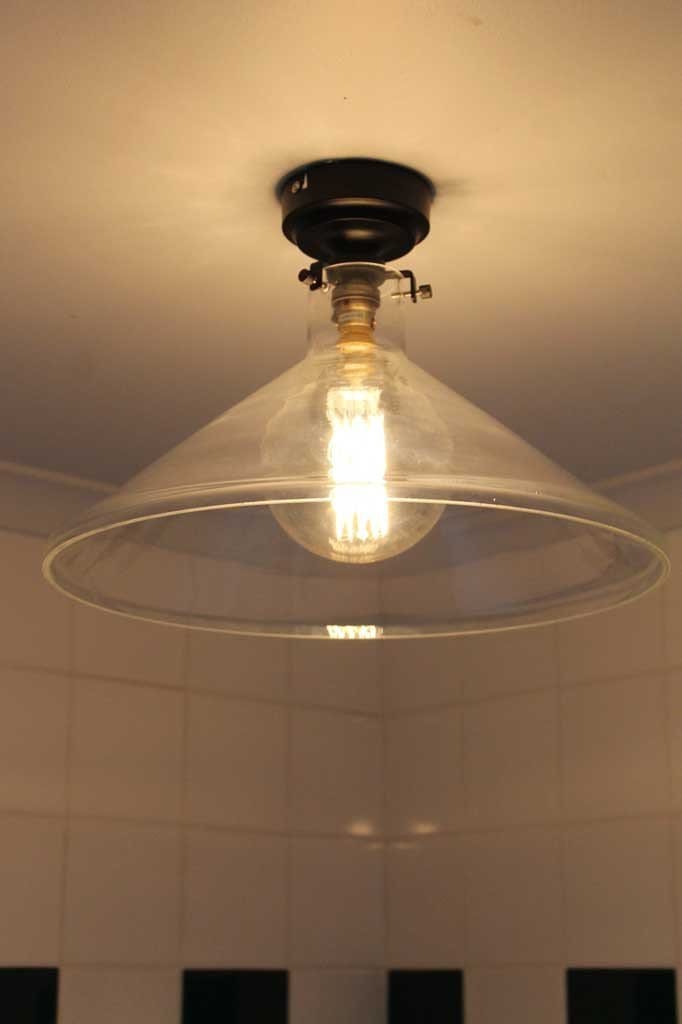 Lab Funnel Batten Light. Glass ceiling light. Online lighting – Fat ...