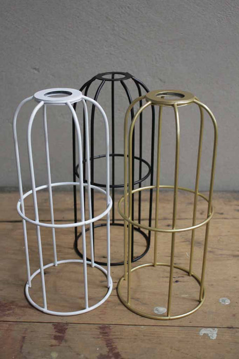 Long cage shade in three finishes