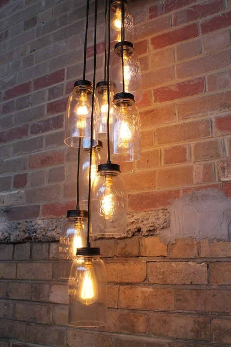 Mason jar lights void lighting ideas