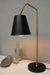 Matt black and gold table lamps.  . online lighting Australia
