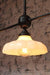 Mayflower 3 light glass pendant exudes warm elegance. great for vintage home decor.