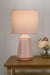 meadowlands ceramic lamp in pink