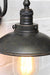 Metal wall light lampholder