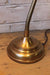 Metal flexible arm table lamp brass table base