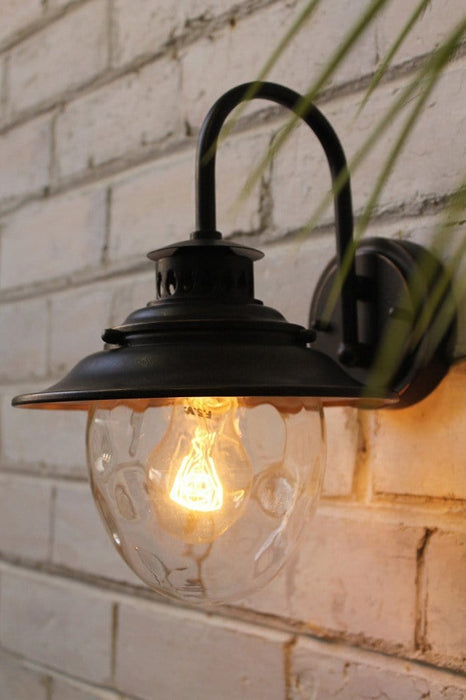 Mews wall light suitable for indoor and outdoor use