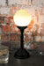 miami glass schoolhouse table lamp small matt black