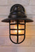 Miner outdoor wall light inspired by a miners lantern