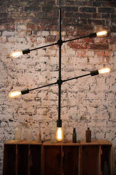 Modern industrial pendant light. statement home lighting.  