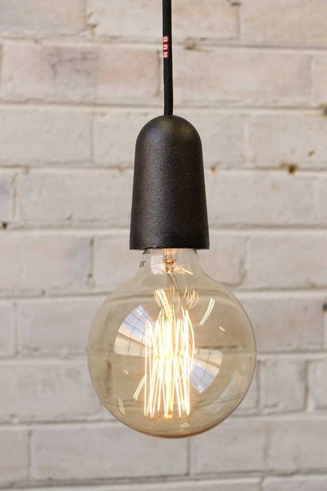 Nud base iron . cast iron pipe pendant lights for kitchen lighting cafe lighting or commercial lighting fit outs. pendant lights Australia.