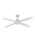 White ceiling fan with ABS blades