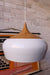 Nordic pendant light large with oak top