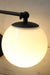 Opal glass shade with gloss finish, milky white shade