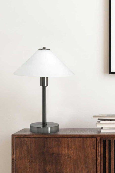 Lapsley Touch Table Lamp in Nickel