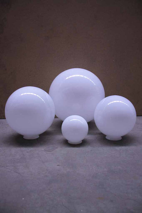 Opal Glass Ball Shades in four sizes