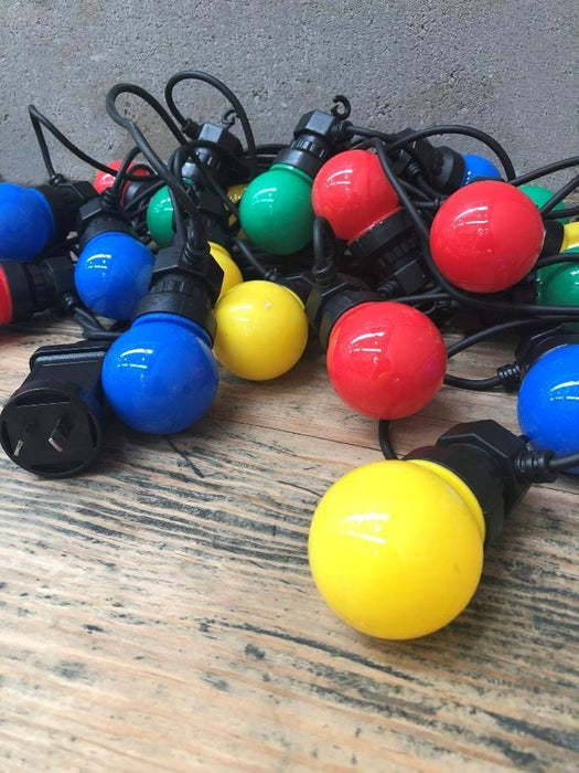 Outdoor LED coloured lights