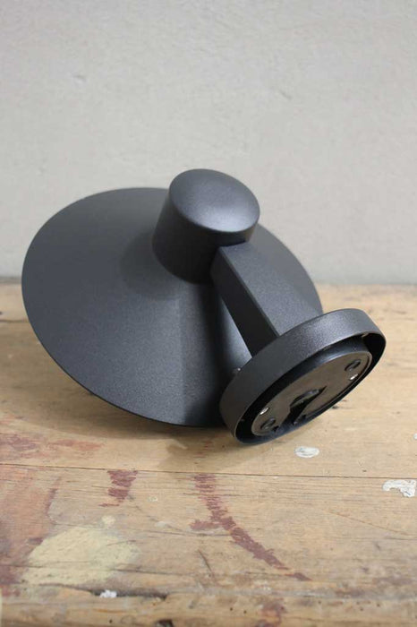 Outdoor wall light with black finish
