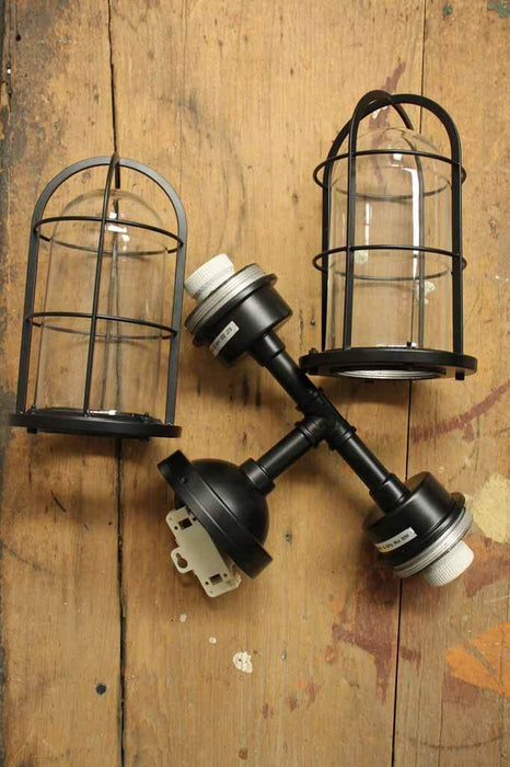 Outdoor wall light. double light. industrial nautical character buy online