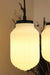 P492 close up forum glass jar multi light vintage style 3 light pendant