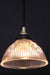 Pendant light with round gold cord
