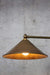 Polished brass fixture and light shade