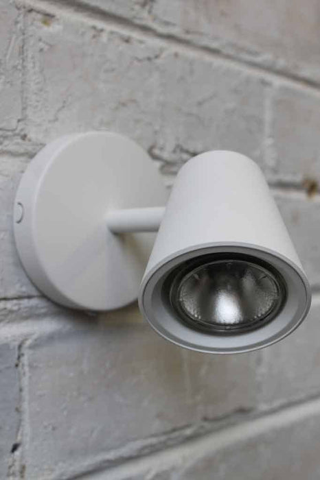 Scandi single light flush mount wall mounted spotlight