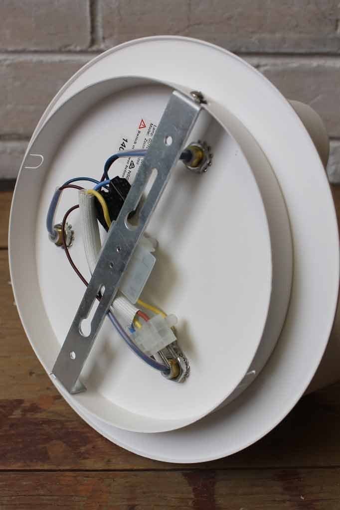 Scandi triple light flush mount ceiling rose and crossbar