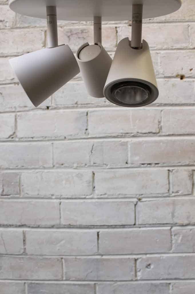 Scandi triple light flush mount for home lighting