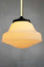 yarra schoolhouse shade pendant light with gold suspension rod