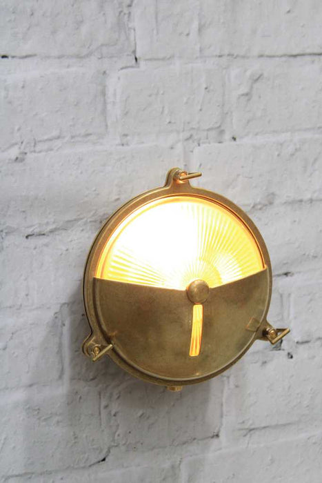 Seaquest Brass Outdoor Bulkhead Lights — Fat Shack Vintage