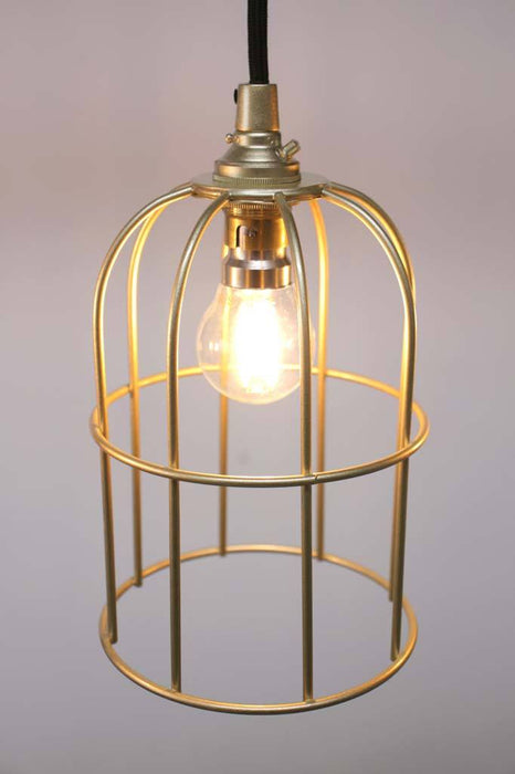 Small gold cage shade 