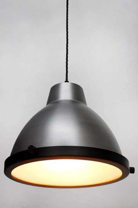 Steel light with twist cord and cover