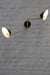 Two light wall light with tiltable shades