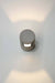 Two light concrete outdoor wall light