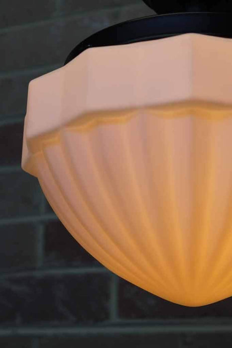 Victorian glass batten light cafe lighting restaurant lighting