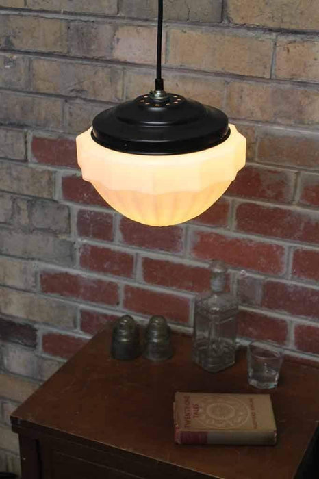 Victorian glass pendant light vintage style lighting