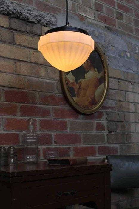 Victorian glass pendant light ideal for living room or bedroom lighting