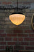 Victorian glass pendant light with led teardrop light bulb