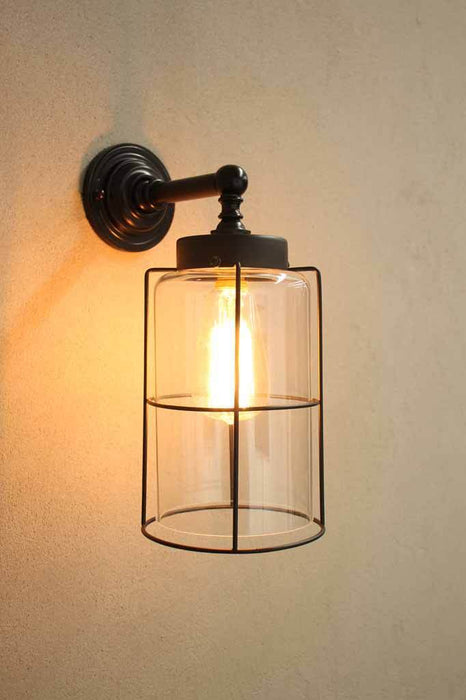 W183 side view wall light arm brass vintage industrial lighting fat shack vintage